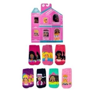 NWT Barbie Character No-Show Socks Collection